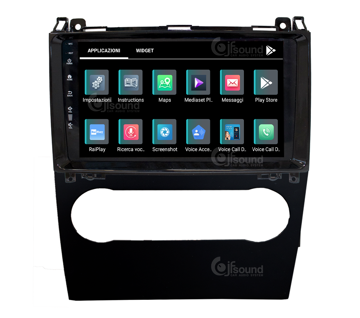 JFSound X9C-PRO JF-139MA-X9C-PRO autoradio Android Classe A W169 con 4G