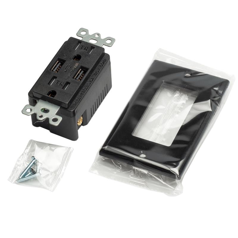 Magnedyne Utility WC-502 presa usb a muro bianca