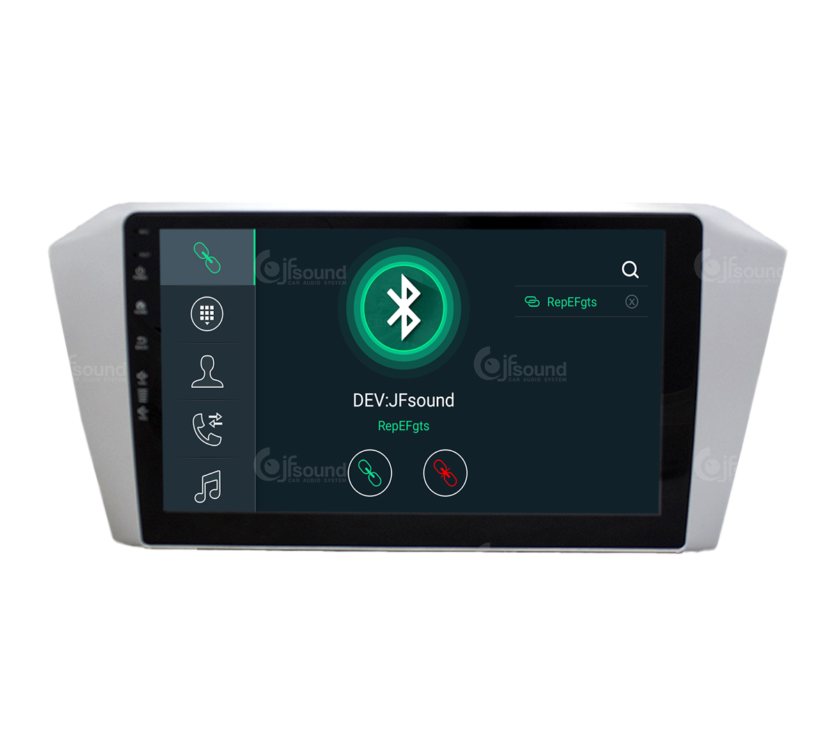 JFSound X9C-PRO JF-131WP autoradio Passat 4G retrocamera