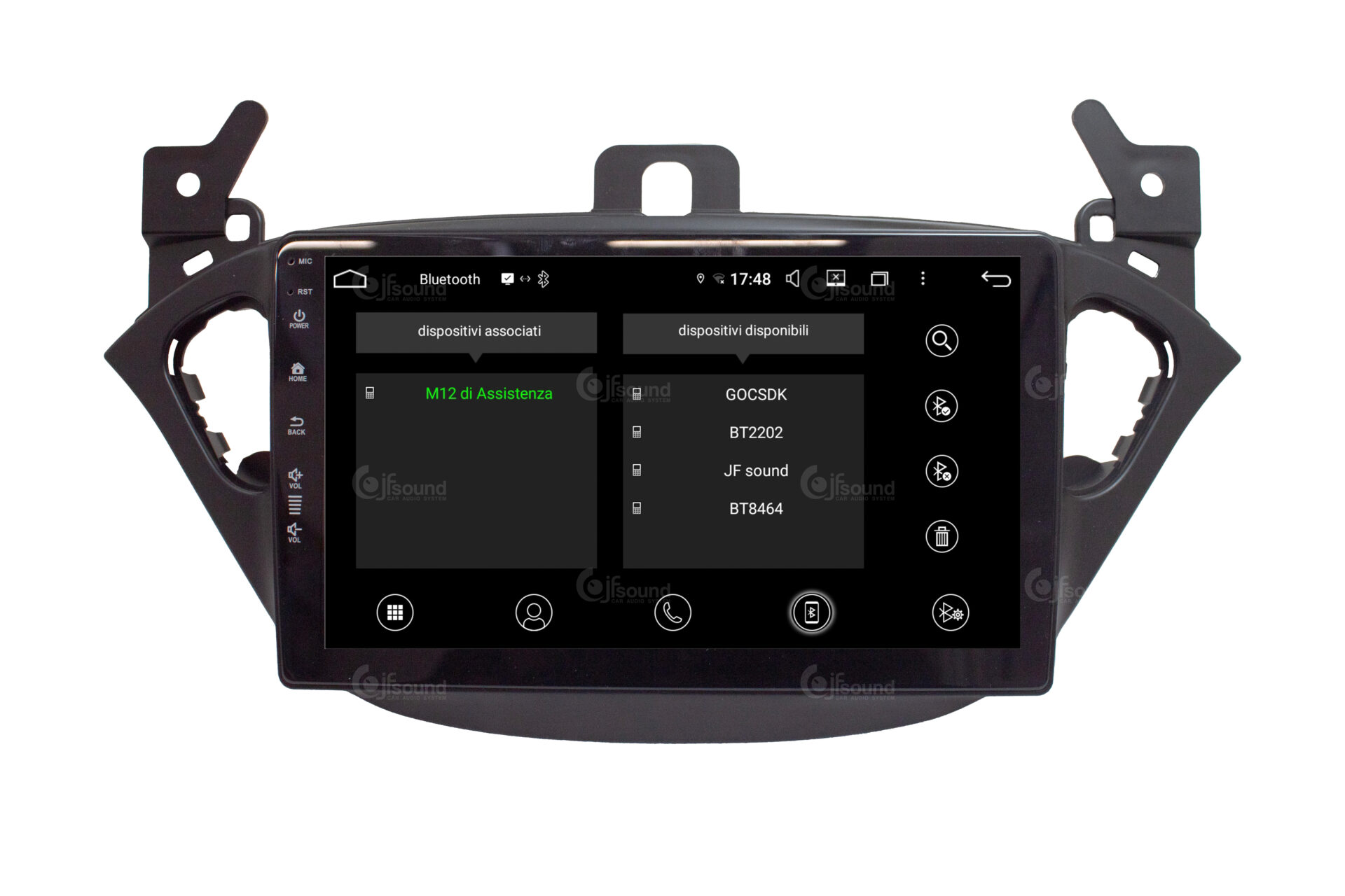 JFSound JF-039OC-UP-PRO Autoradio Opel Corsa E Adam CarPlay