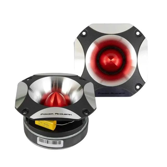 Power Acoustik PRT-34 Tweeter Auto Bullet Alluminio 4.5" Coppia