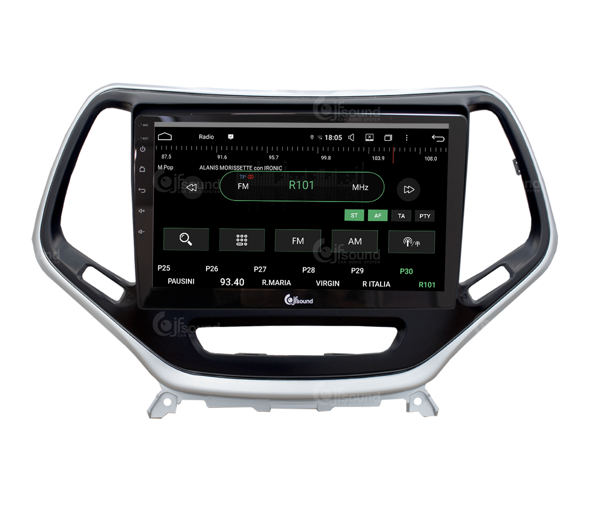 JFSound JF-031JG-UP-PRO autoradio Jeep Cherokee CarPlay