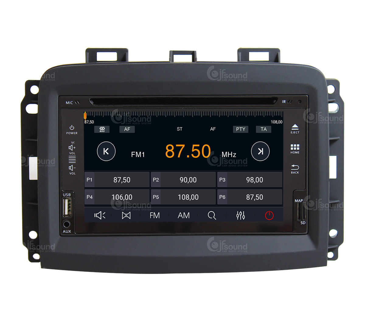 JFSound JF-222-X9C-FL-PRO autoradio Android 4G per Fiat 500L