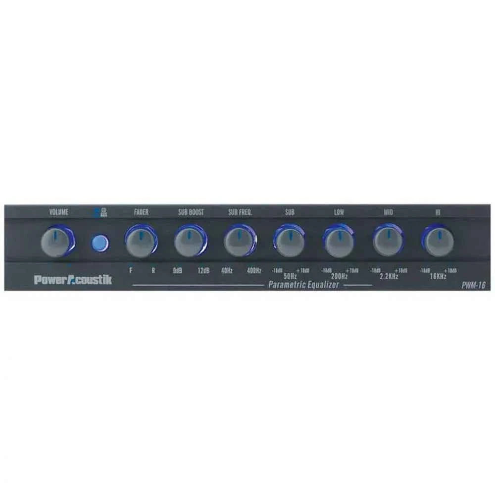 Power Acoustik PWM-16 equalizzatore auto 4 bande con preamp