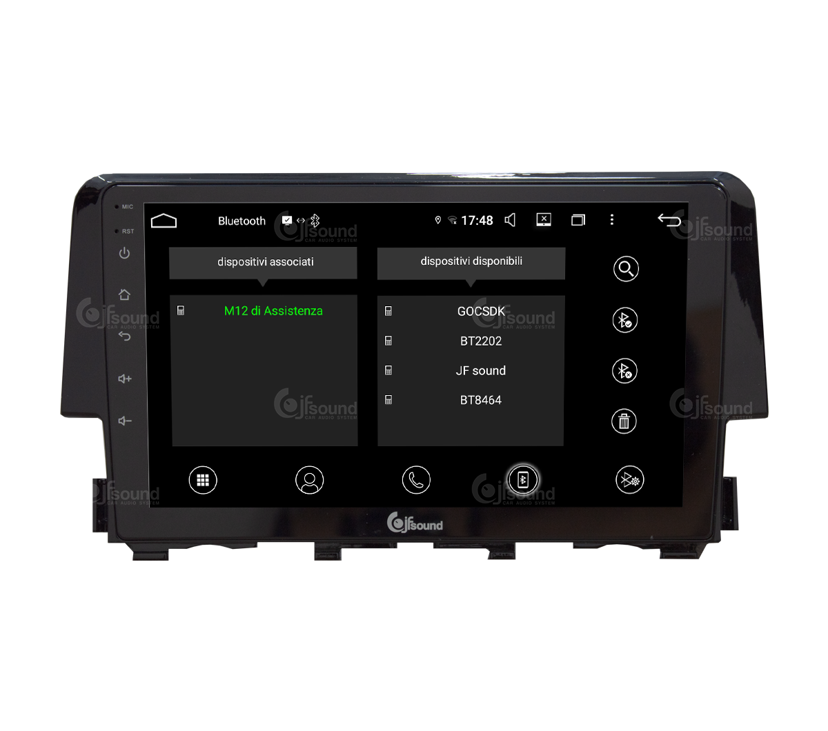 JFSound UP-PRO JF-039HC-UP-PRO autoradio CarPlay Civic