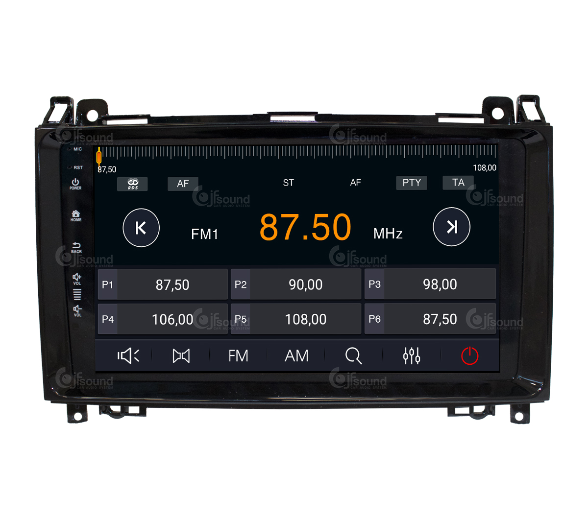 JFSound X9C-PRO JF-039MA-X9C-PRO autoradio Mercedes A B 4G