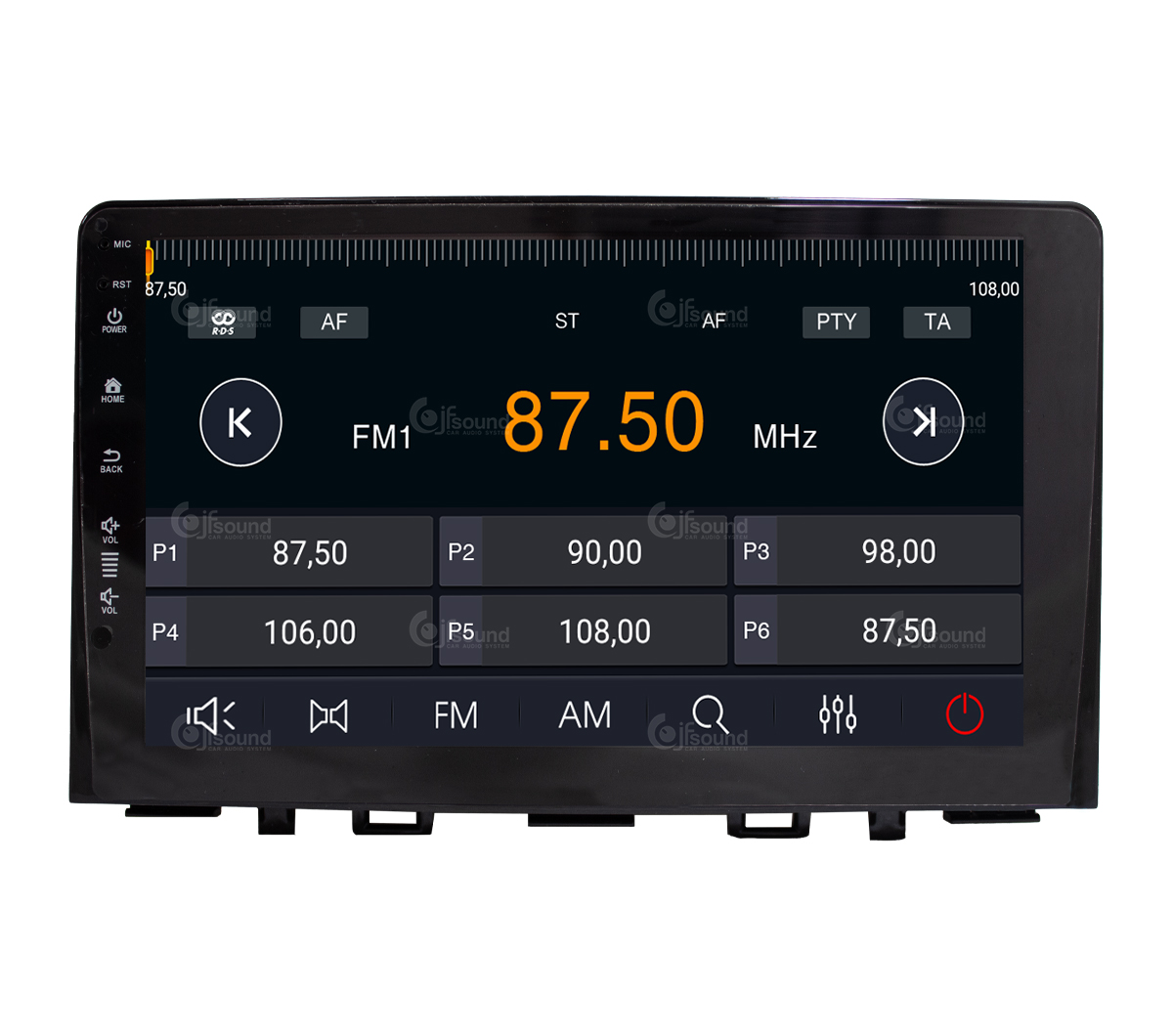 JFSound X9C-PRO JF-039KR-X9C-1-PRO autoradio Rio Stonic 4G