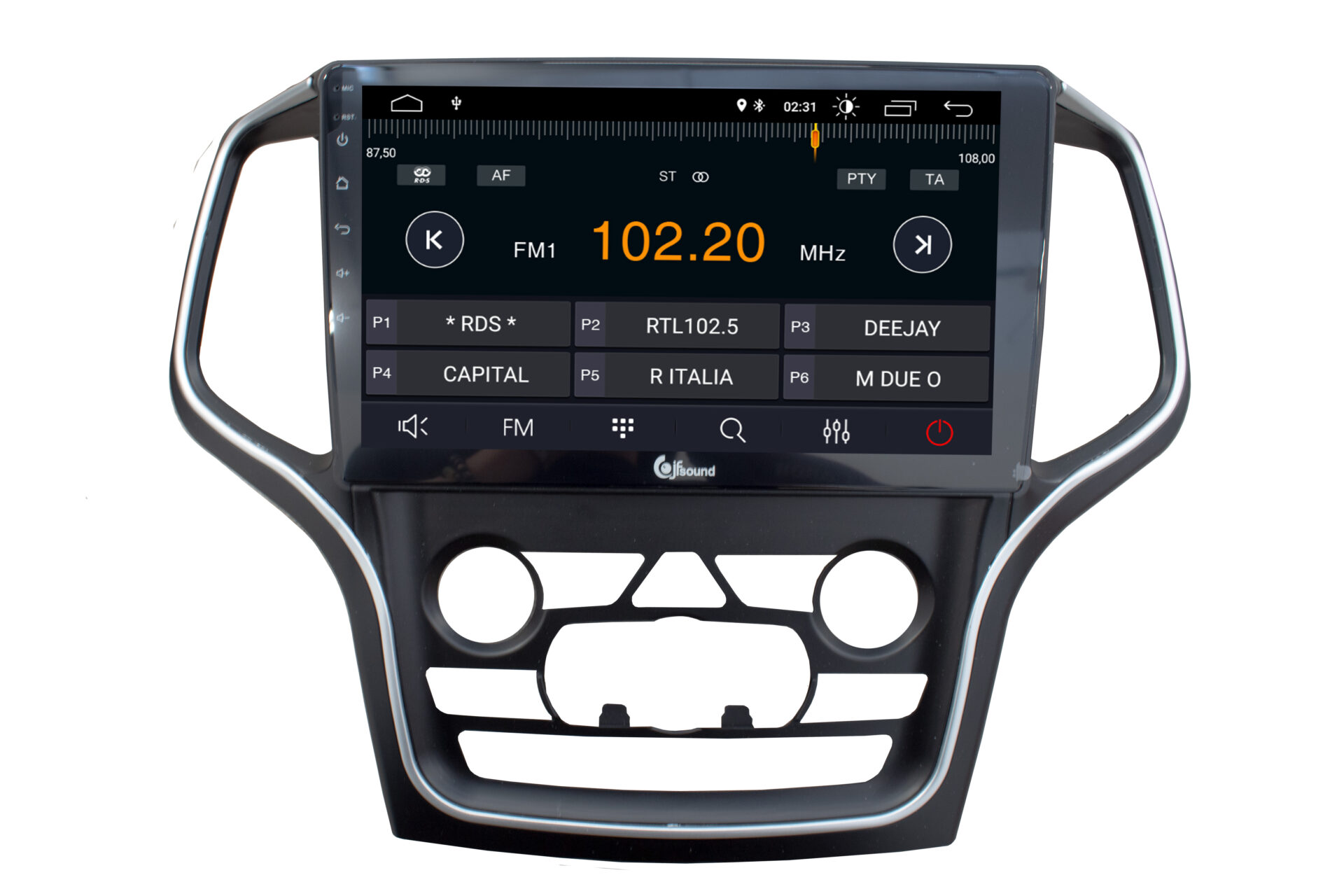 JFSound X7C-PRO JF-131JG-X7C-PRO autoradio Jeep DSP
