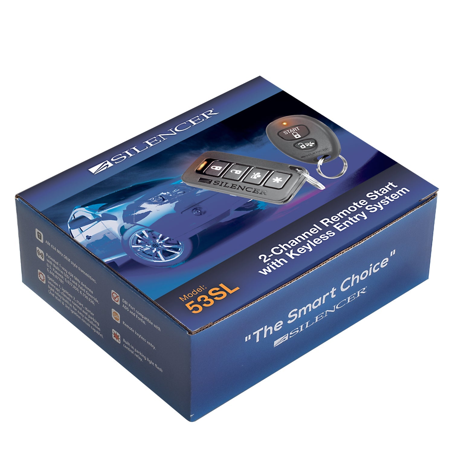Silencer 53SL Avviamento Remoto Keyless Entry Auto