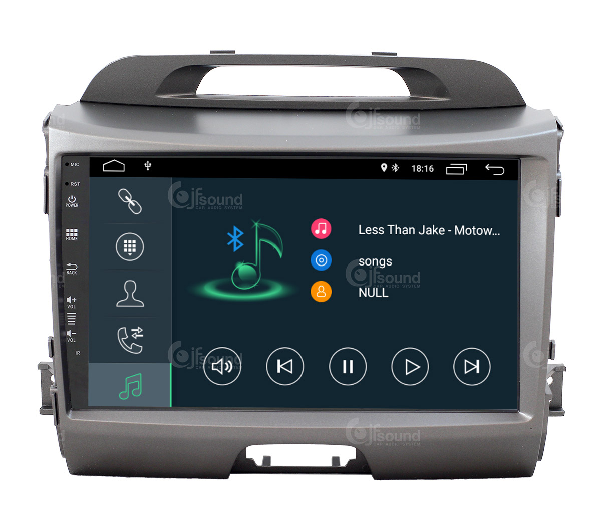 JFSound X7C-PRO JF-031KS Autoradio Android per Sportage DSP