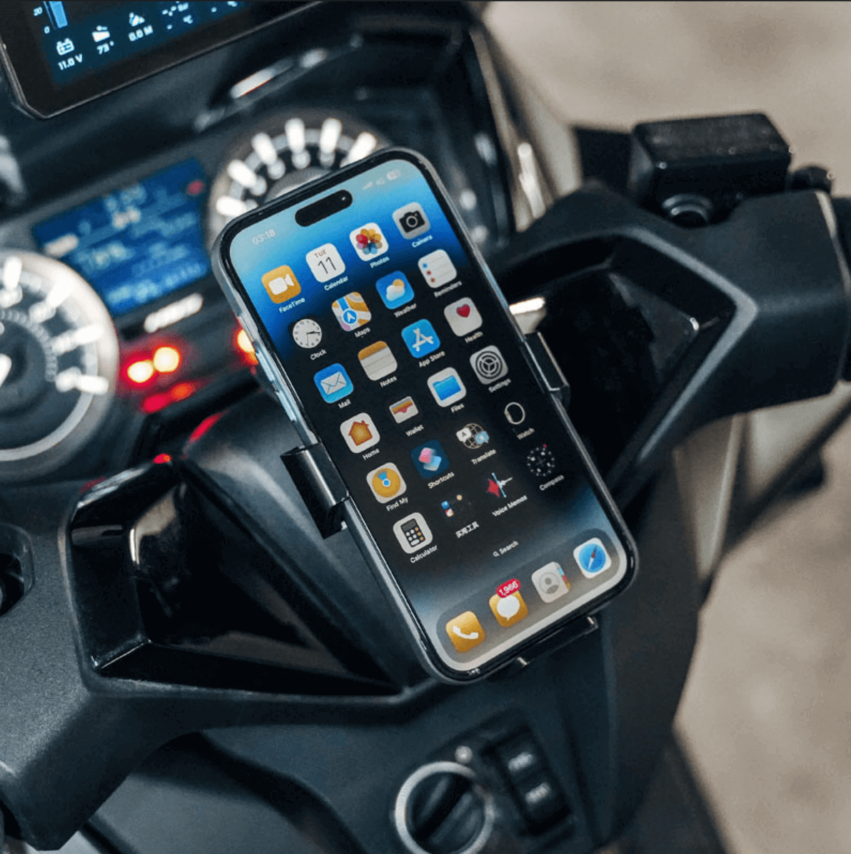 CHIGEE CG2 Supporto Porta Telefono Honda Forza NSS350