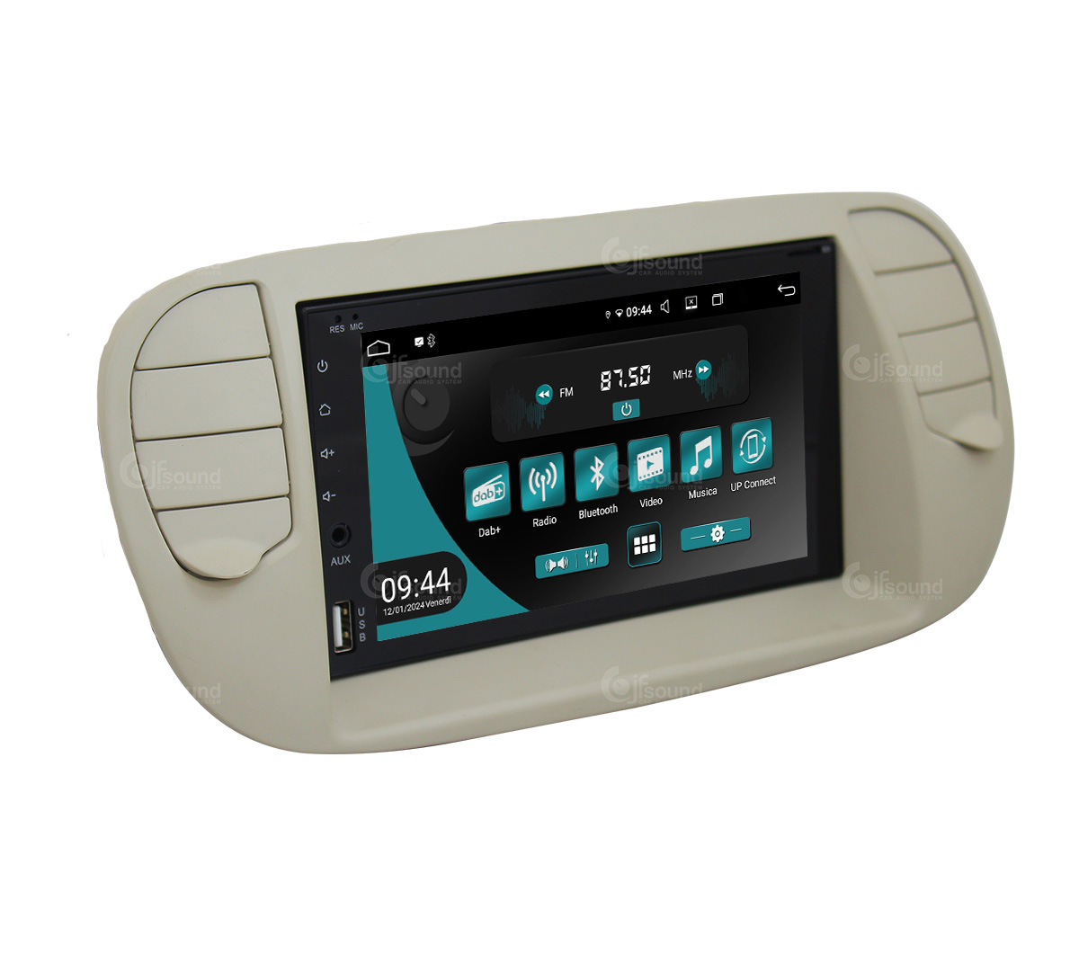 JFSound JF-227-UP-F5P-PRO autoradio Android per Fiat 500 CarPlay