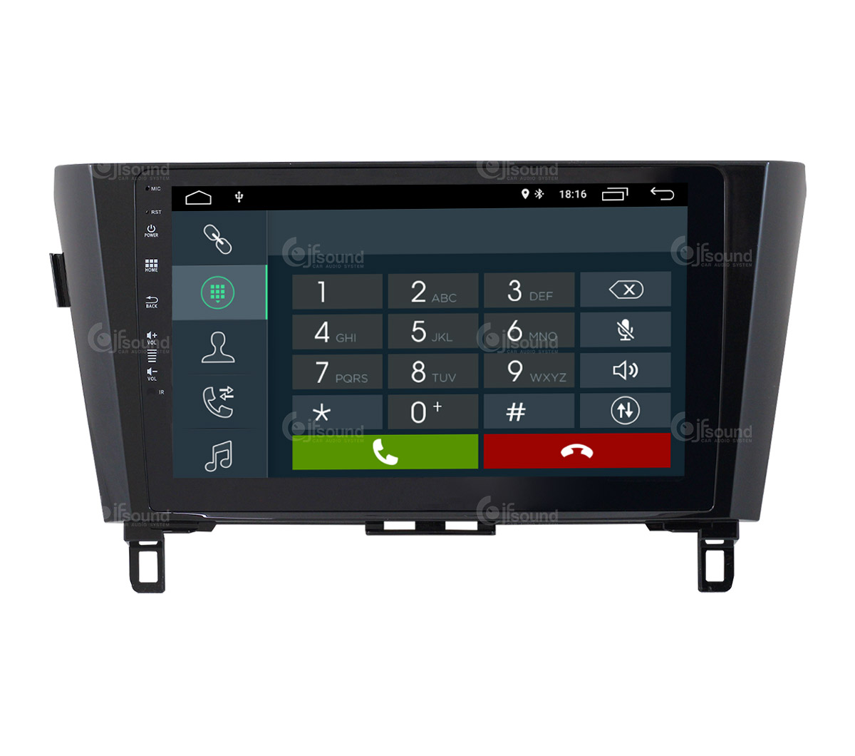 JFSound X7C-PRO JF-031NX Autoradio per Nissan Qashqai X-Trail