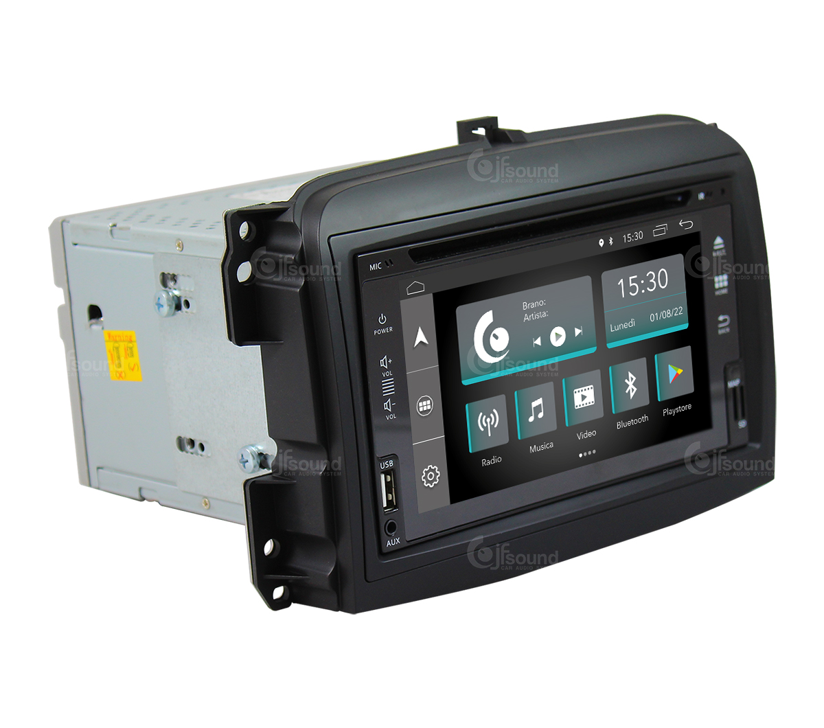 JFSound X7C-PRO JF-222 autoradio Fiat 500L DSP Play Store