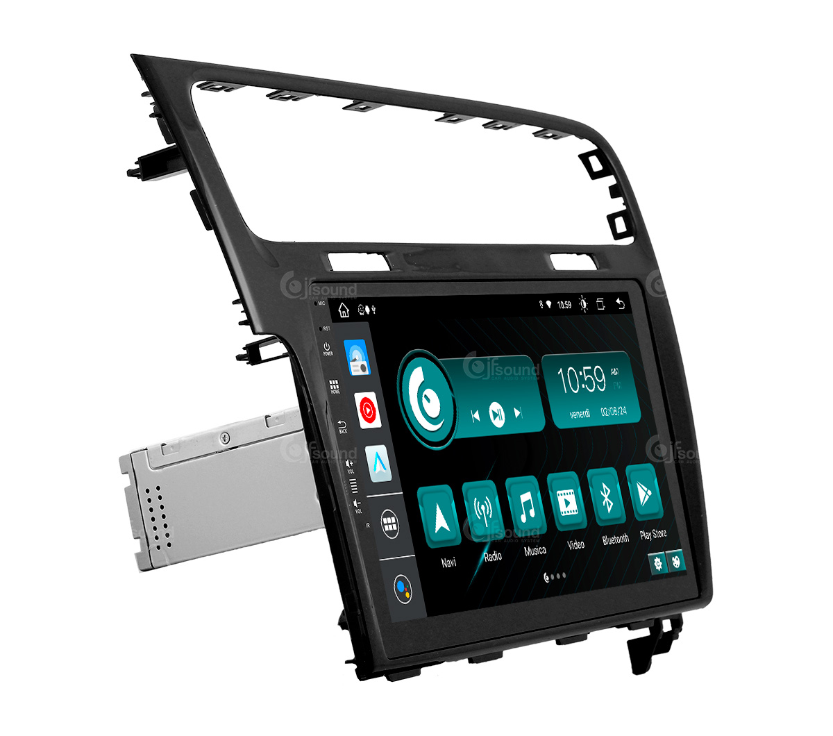 JFSound X9C-PRO JF-031W7-X9C-PRO autoradio Golf 7 4G retrocamera