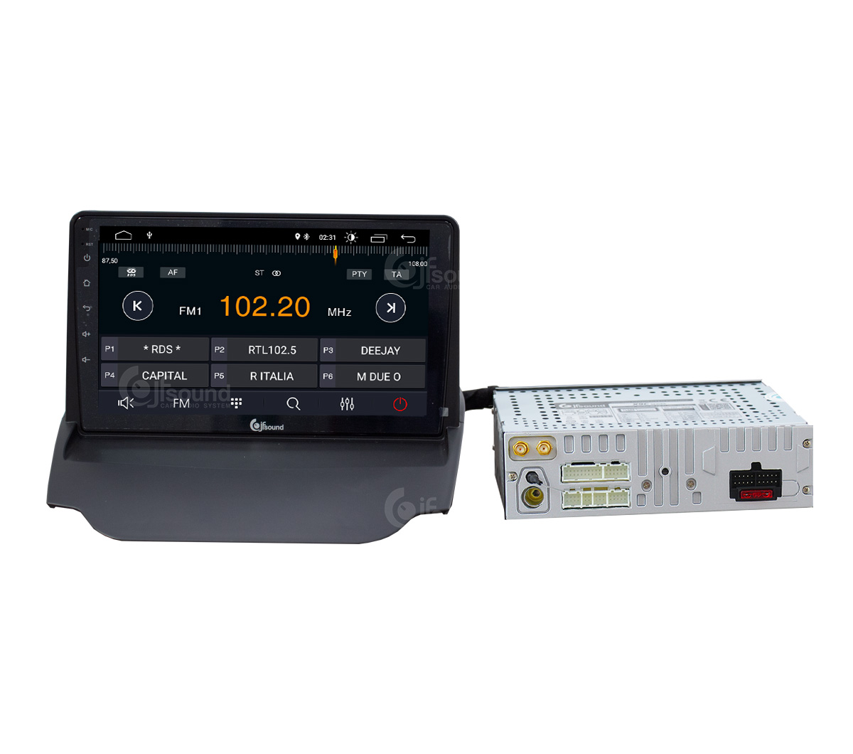 JFSound X7C-PRO JF-039FE autoradio Android Ford Ecosport DSP