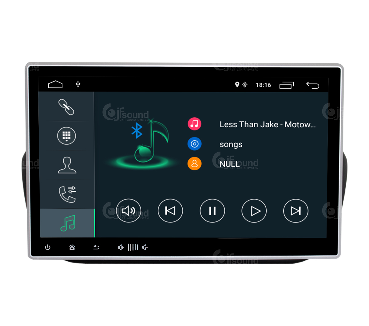 JFSound X7C-PRO JF-011-X7C-FF-PRO autoradio Fiat Fiorino con DSP