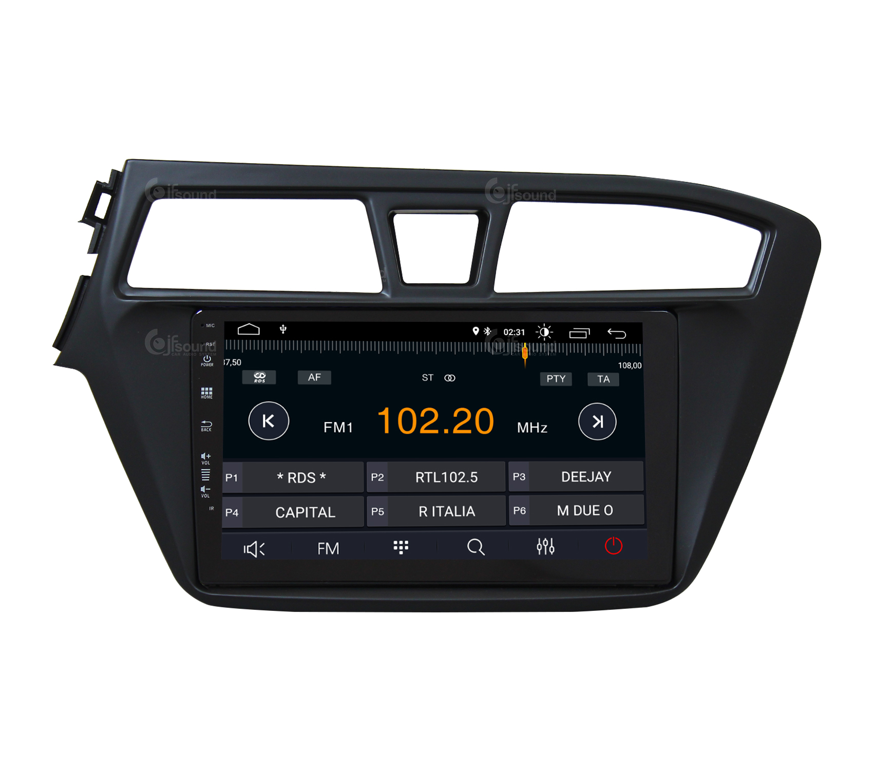JFSound X7C-PRO JF-039H2-X7C-PRO autoradio per Hyundai i20 DSP