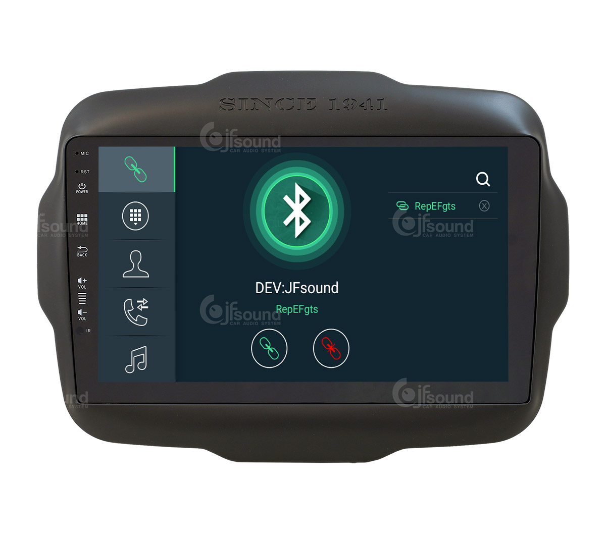 JFSound X9C-PRO JF-039JR Autoradio per Jeep Renegade 4G