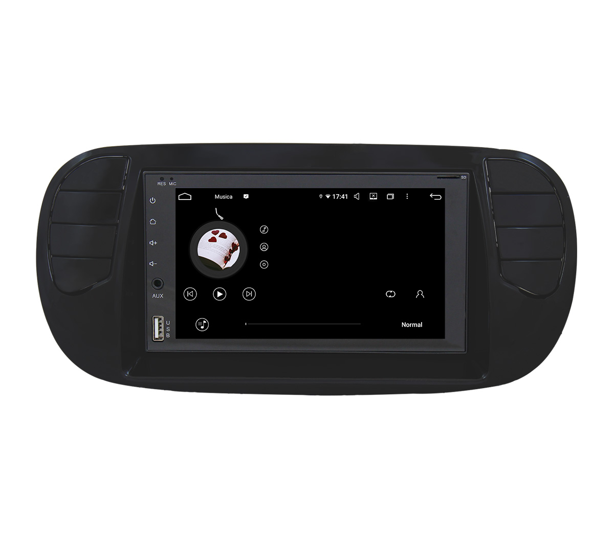 JFSound UP-PRO JF-227-UP-F5O-PRO autoradio Fiat 500 CarPlay