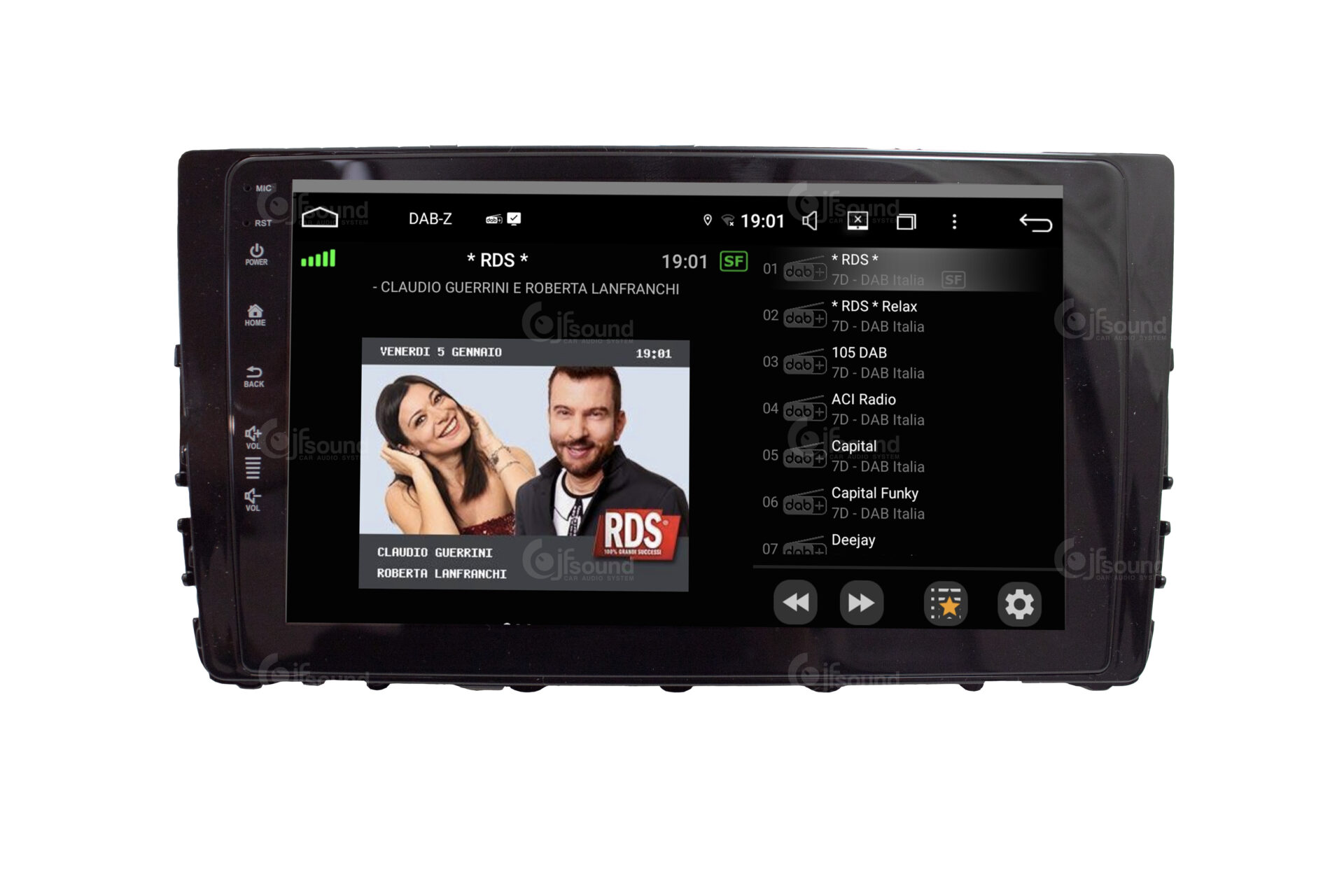 JFSound UP-PRO JF-039WR-UP-PRO autoradio per T-Roc con CarPlay
