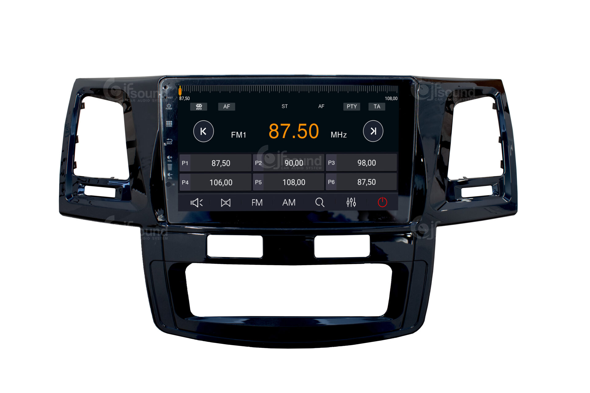 JFSound X9C-PRO JF-039TH autoradio Android Hilux 4G retrocamera