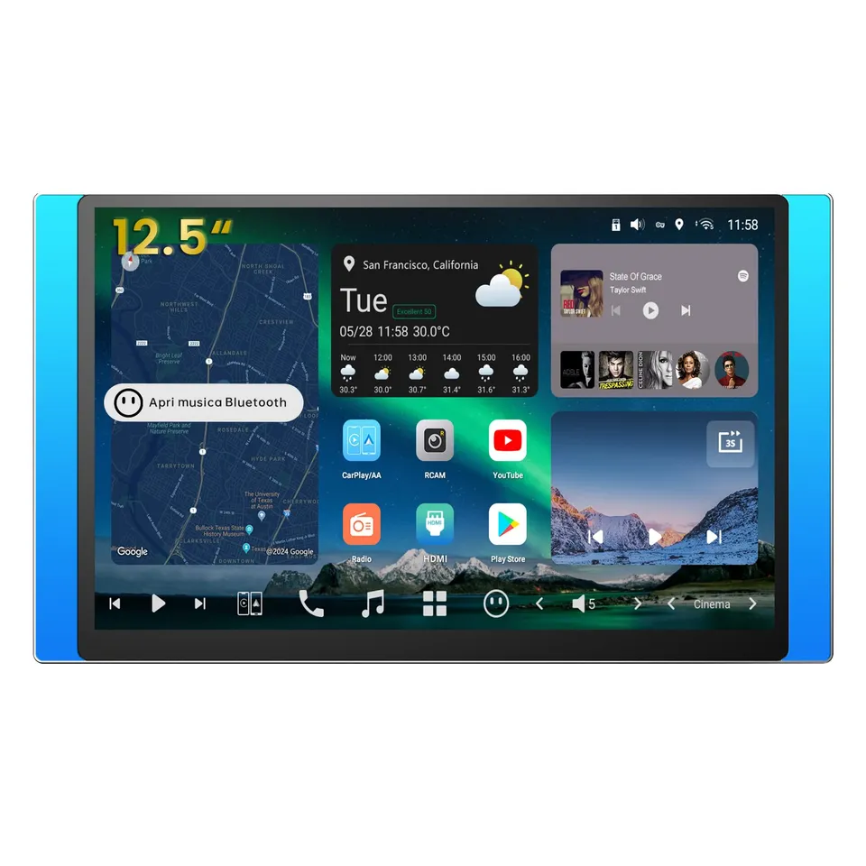 ATOTOZONE X10G225E Autoradio 2 DIN 12.5" QLED 8+128GB
