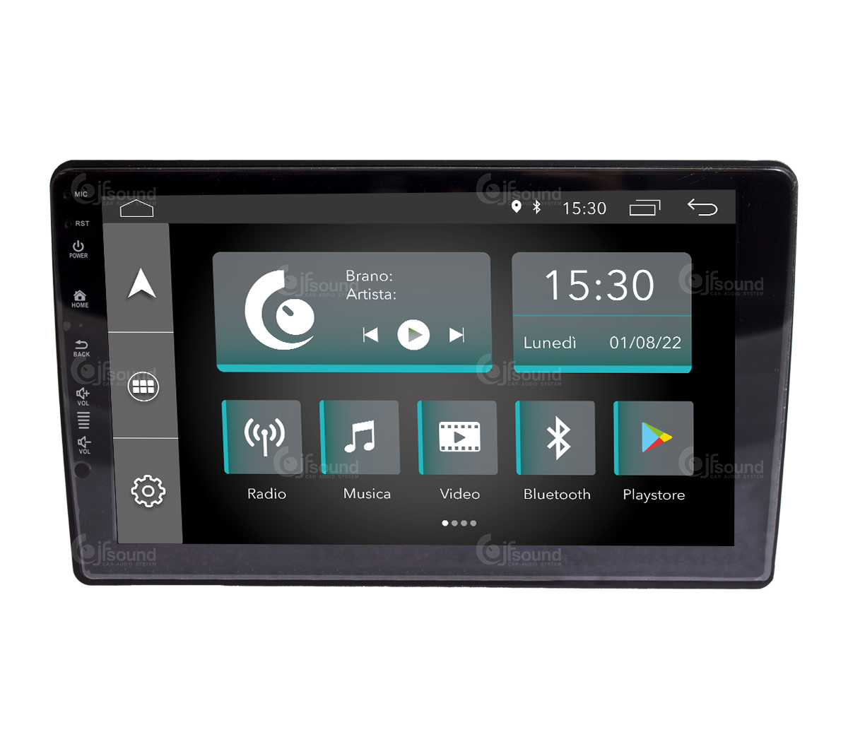 JFSound X7C-PRO JF-039A4-X7C-PRO autoradio Audi A4 con DSP