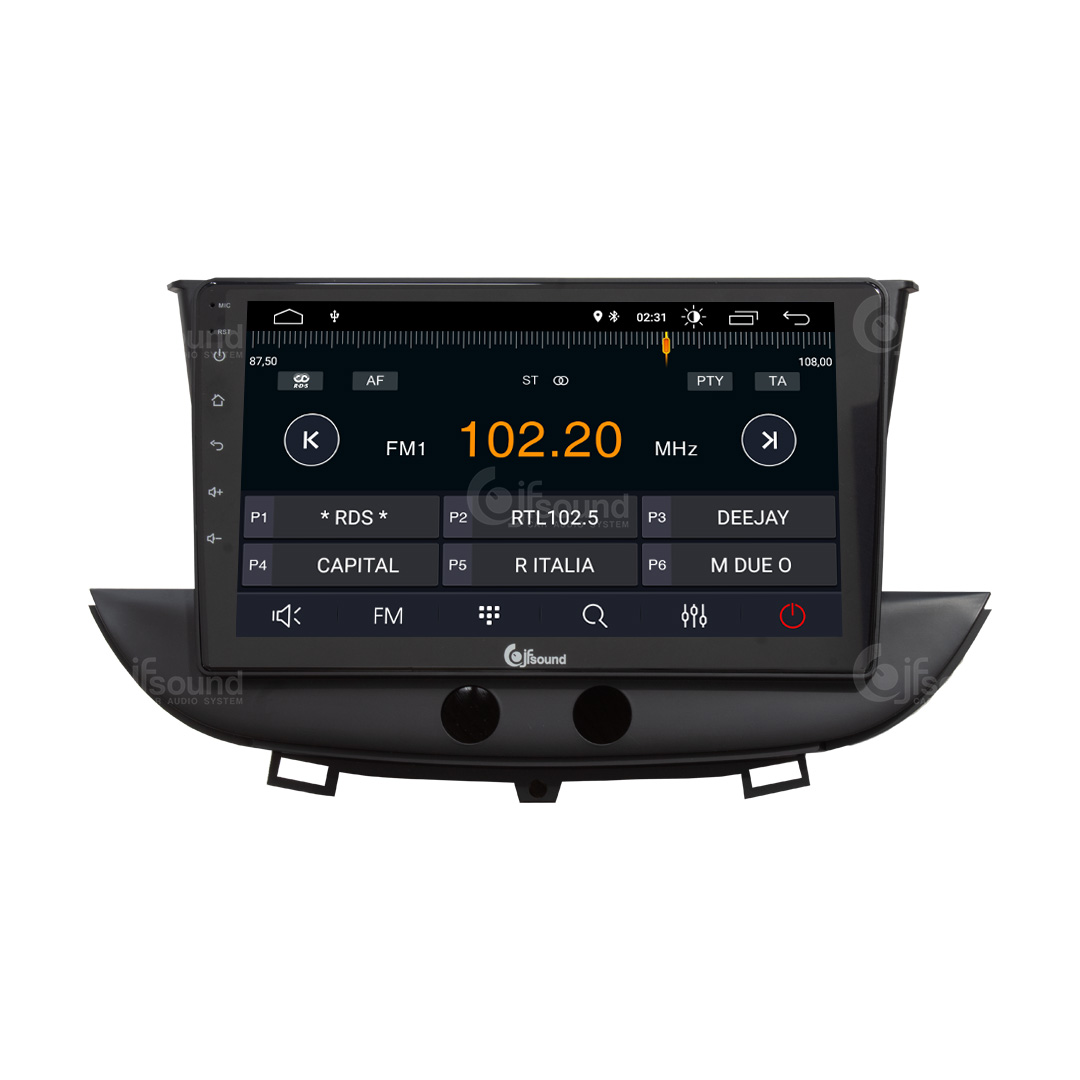 JFSound X7C-PRO JF-039OK-X7C-PRO autoradio Android Opel Crossland DSP