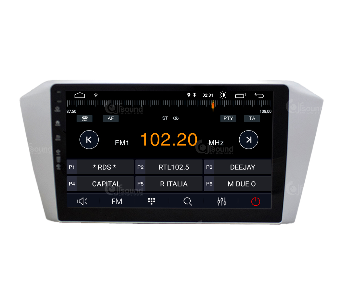 JFSound X7C-PRO JF-131WP Autoradio Passat con DSP