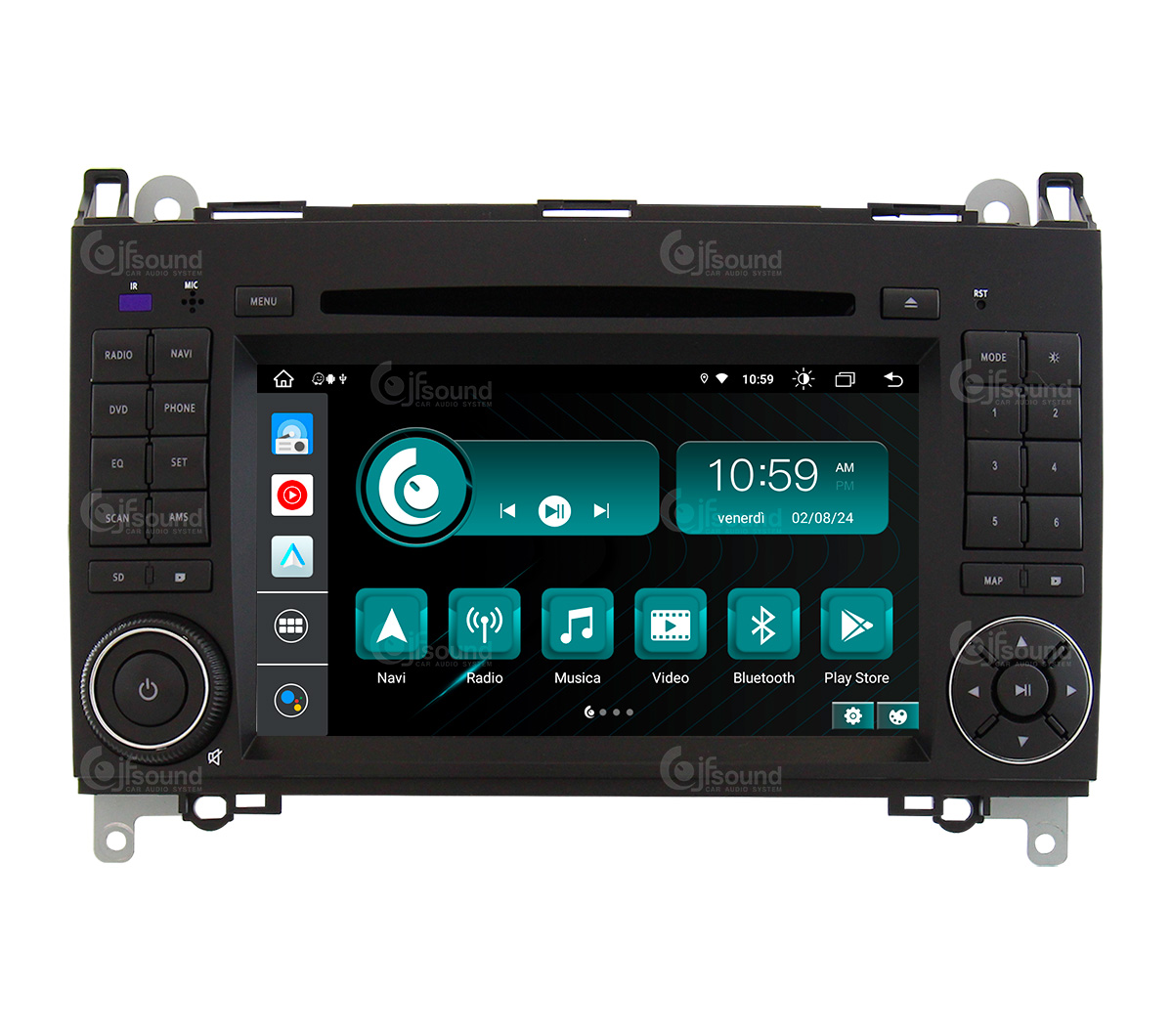 JFSound X9C-PRO JF-037MB-X9C-PRO autoradio per Mercedes A/B