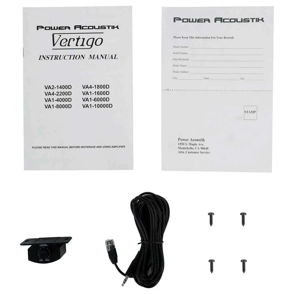 Power Acoustik Vertigo VA1-10000D amplificatore mono 10000W