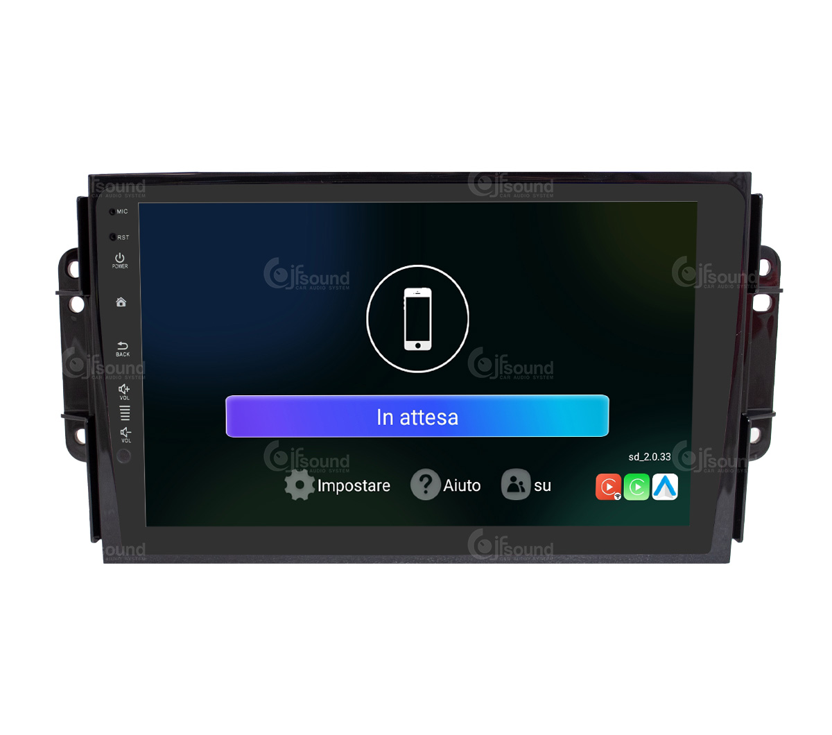 JFSound UP-PRO JF-039D3-UP-PRO autoradio CarPlay per DR 3