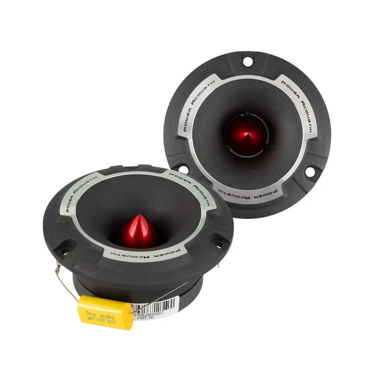 Power Acoustik PRT-30 tweeter auto coppia alluminio 103dB