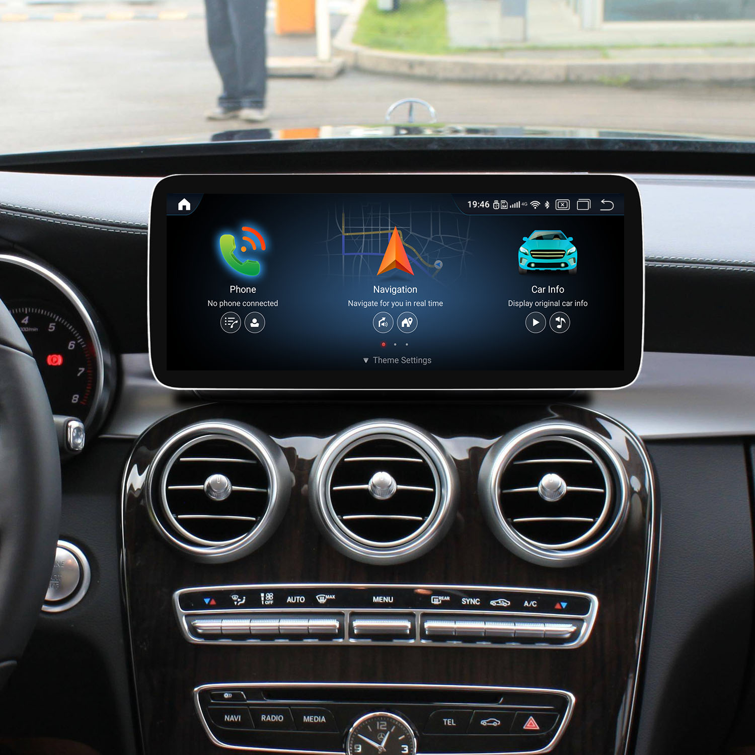 JFSound JF-031MCO-NTG5.5 sistema multimediale Mercedes C GLC V