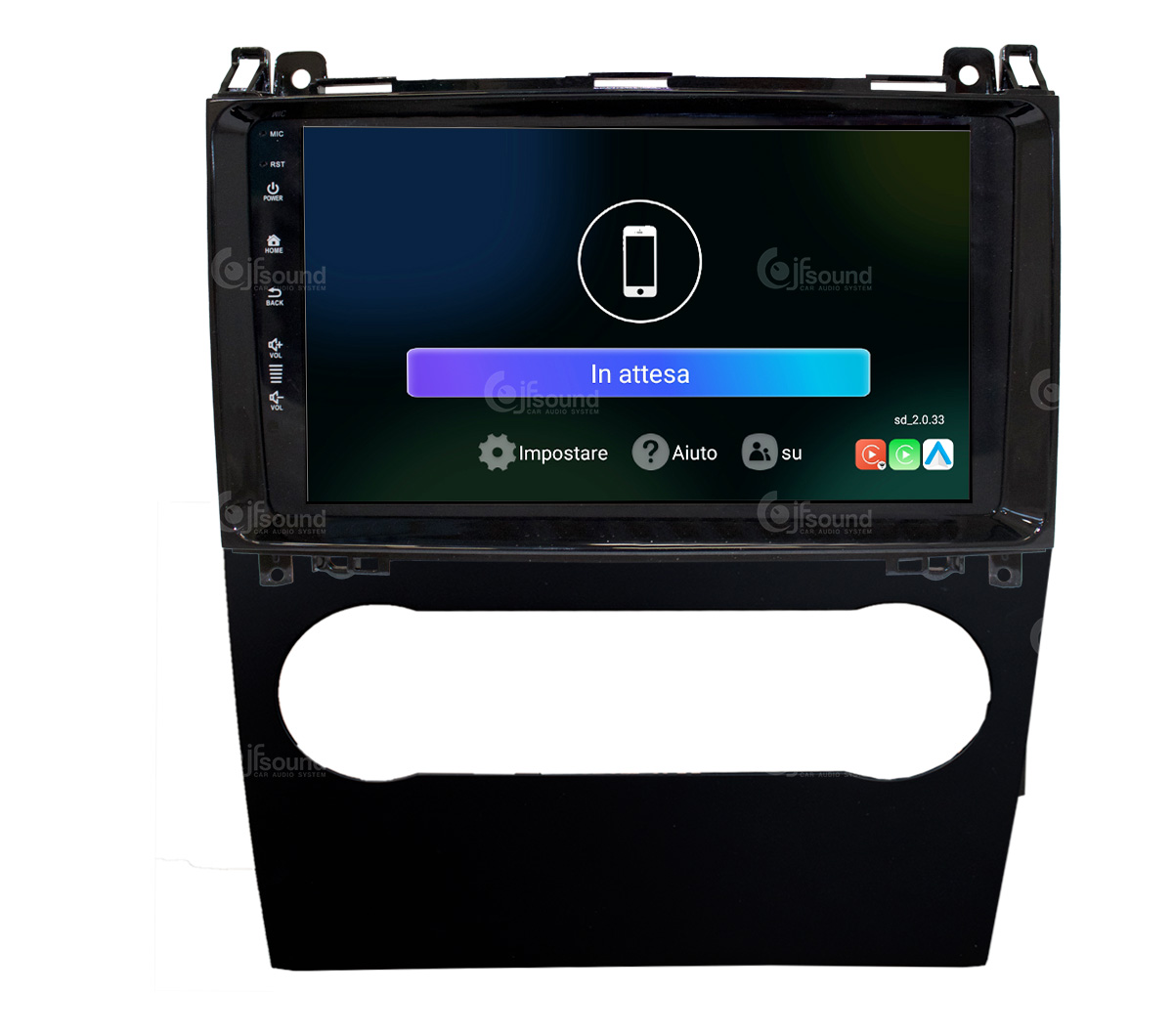 JFSound UP-PRO JF-139MA sistema multimediale Mercedes A B 1 DIN