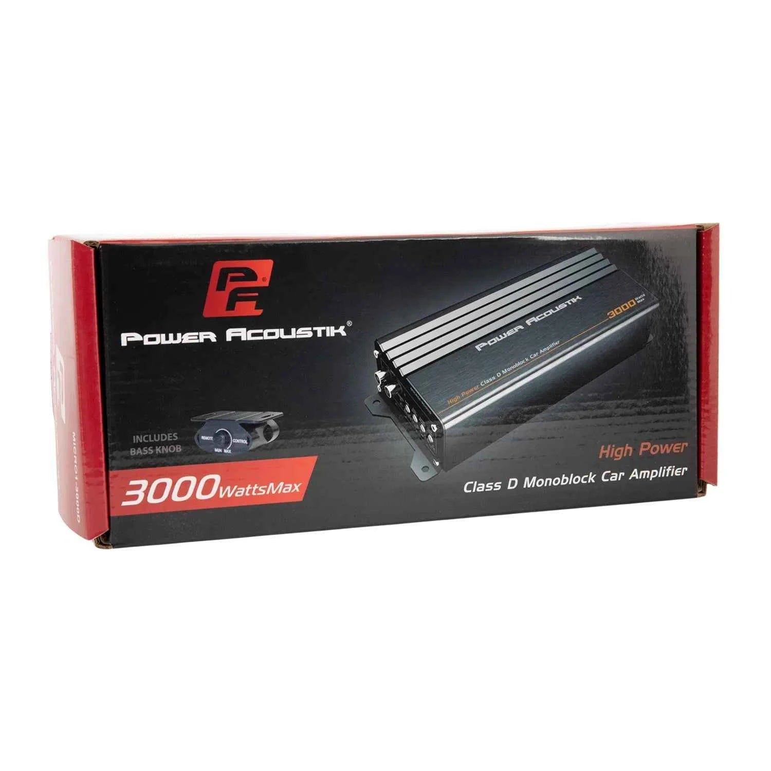 Power Acoustik RAZOR MICRO1-3000D amplificatore 3000W