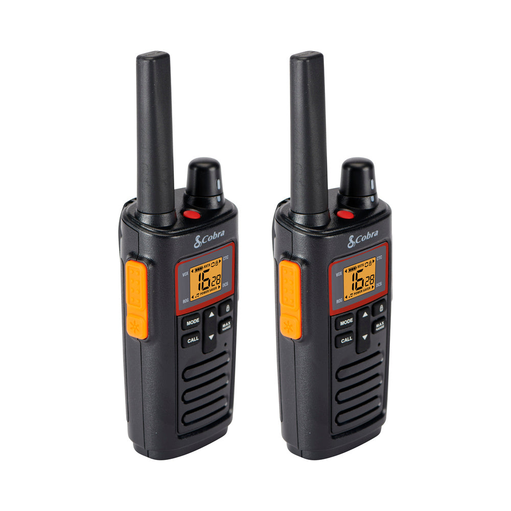 Cobra RX380 Walkie Talkie 16 canali 8km 2 pezzi con torcia