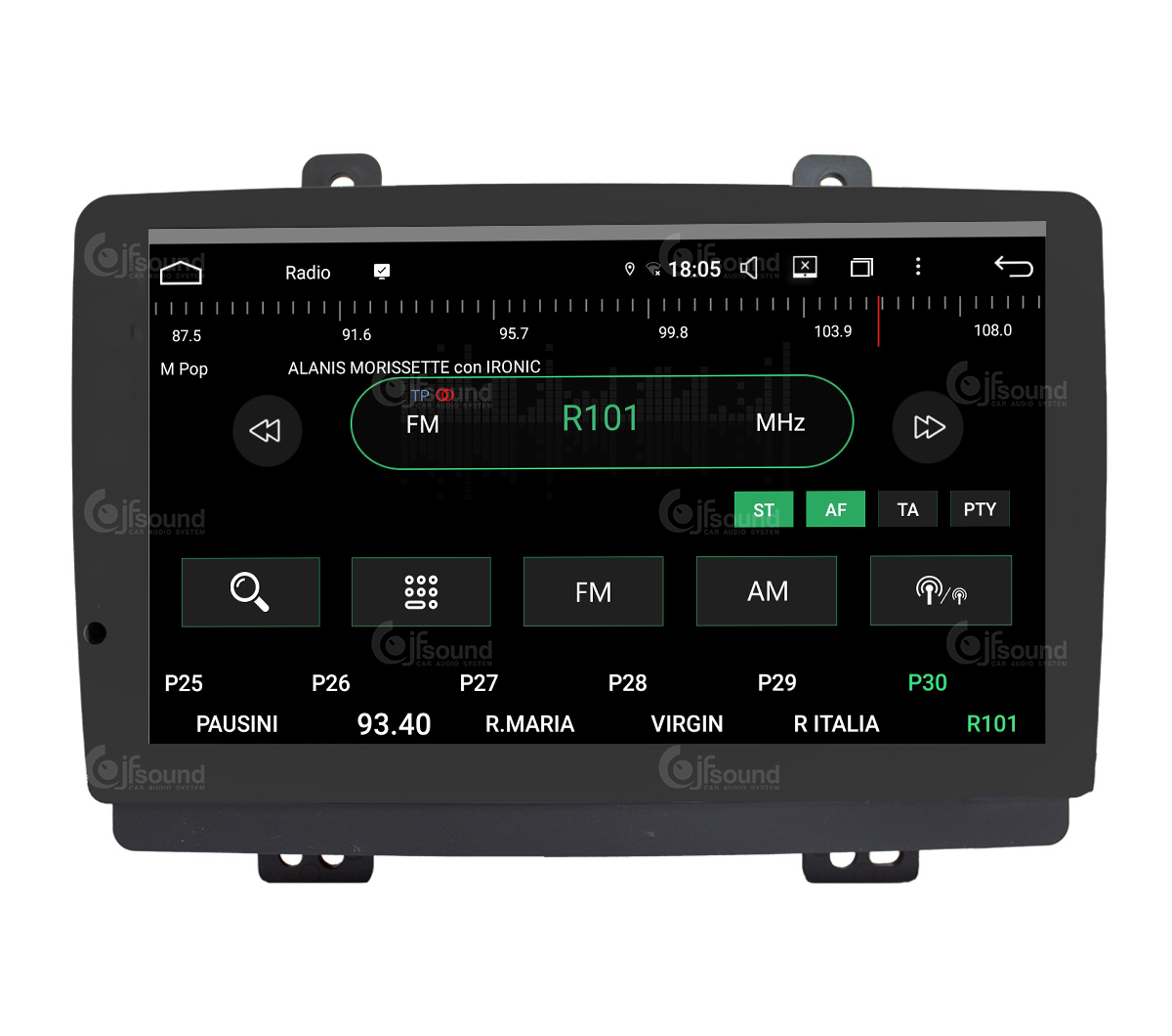JFSound UP-PRO JF-039D5-UP-PRO autoradio Android per DR F35