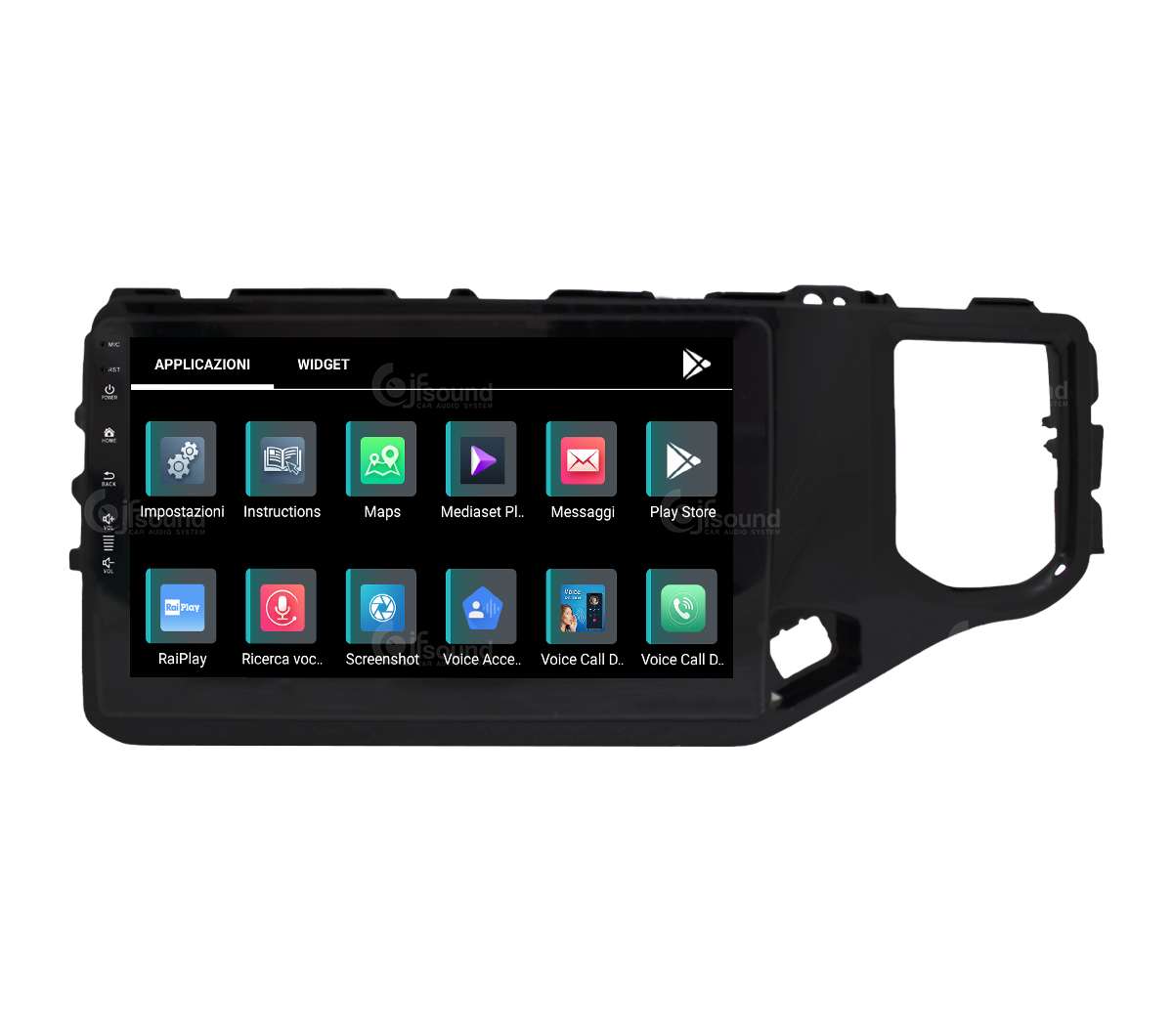 JFSound X9C-PRO JF-039D4-X9C-PRO autoradio DR 4 4G retrocamera