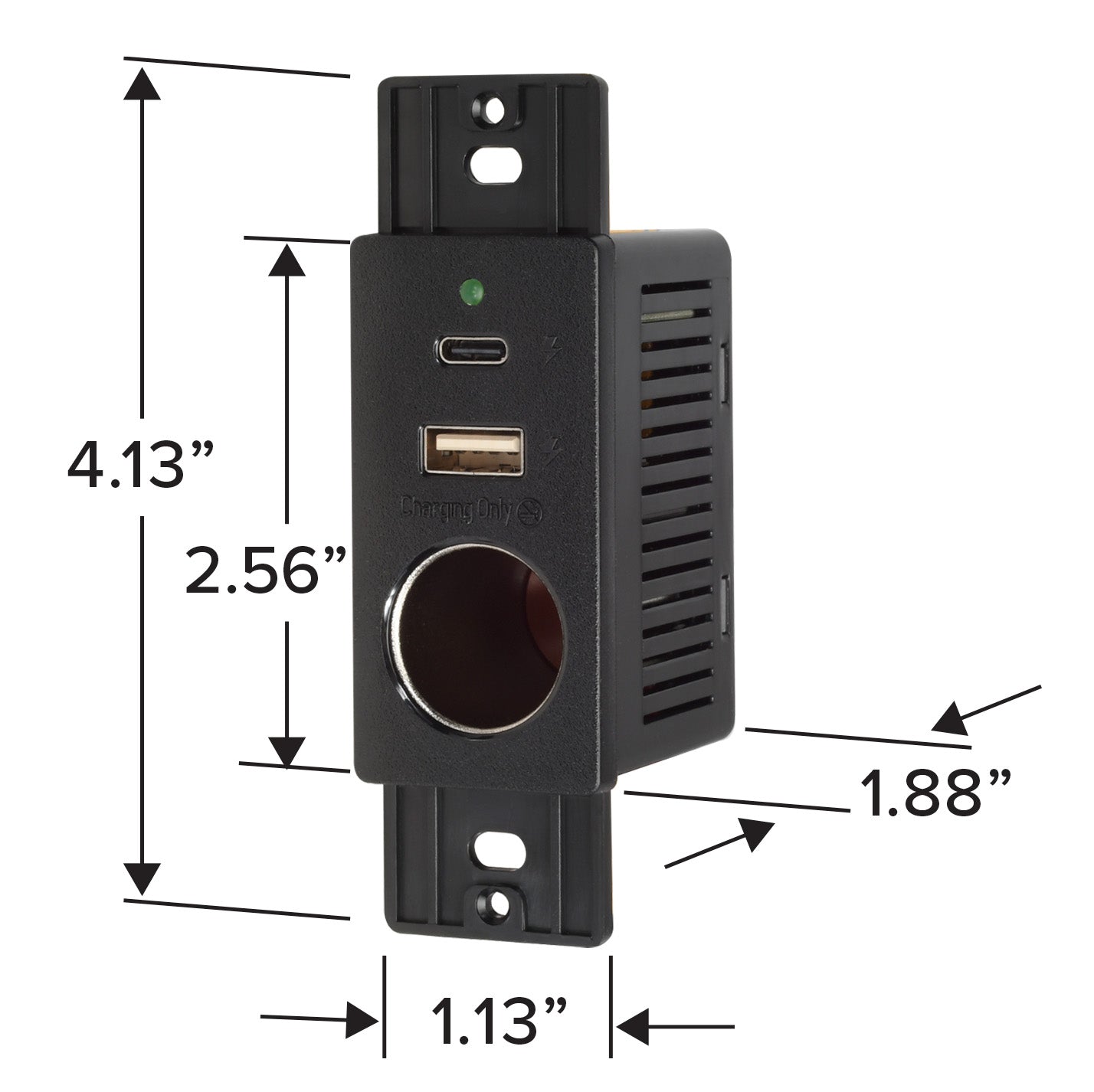Magnedyne Utility Accessories presa 12V USB-A USB-C bianca