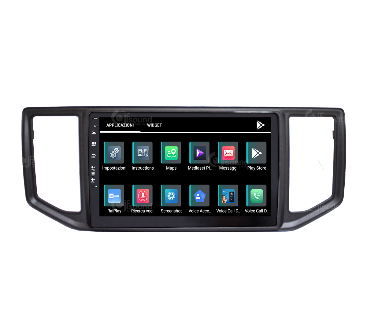 JFSound X9C-PRO JF-031WC autoradio Android VW Crafter 4G DSP