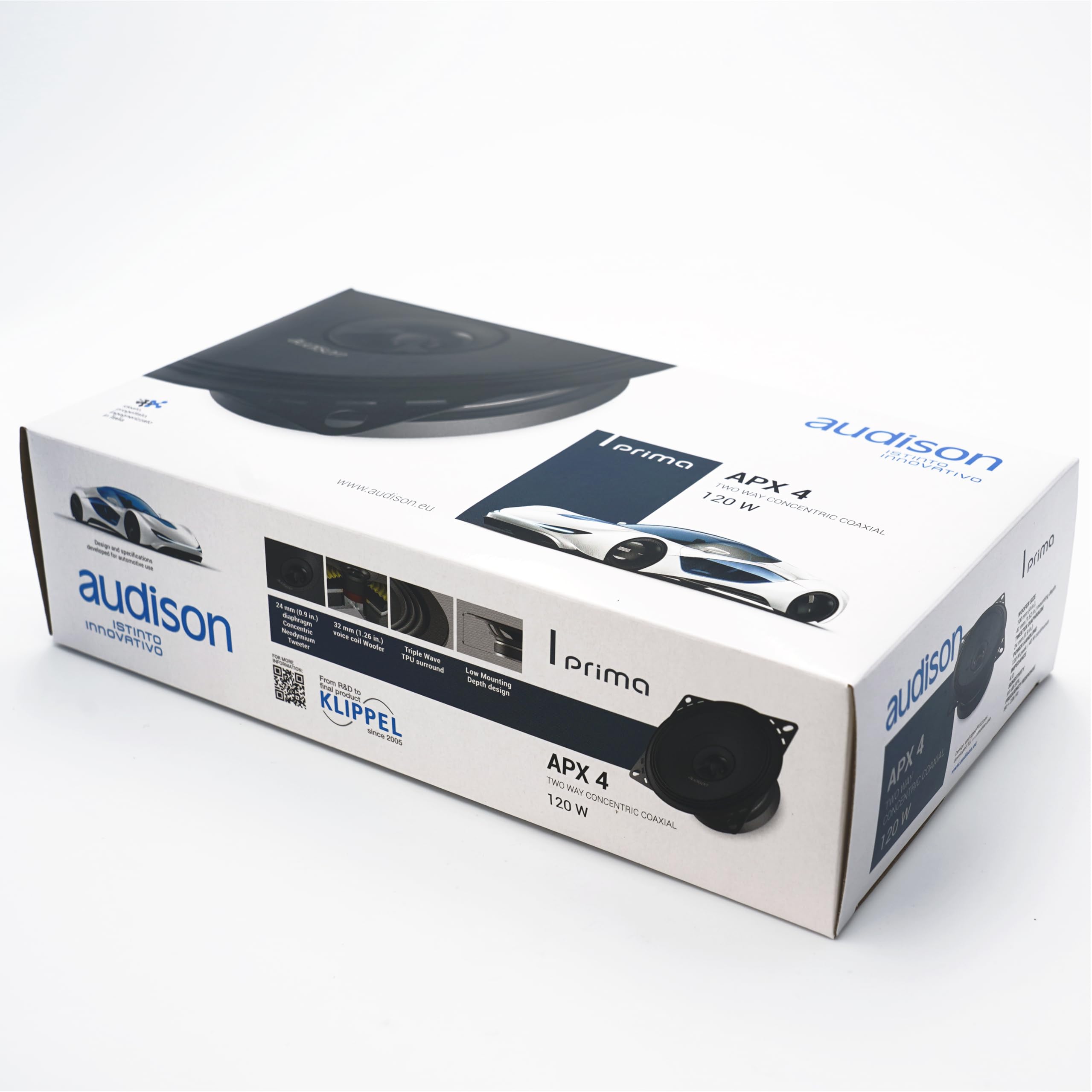 Audison Prima APX 4 casse auto 100mm 120W coppia
