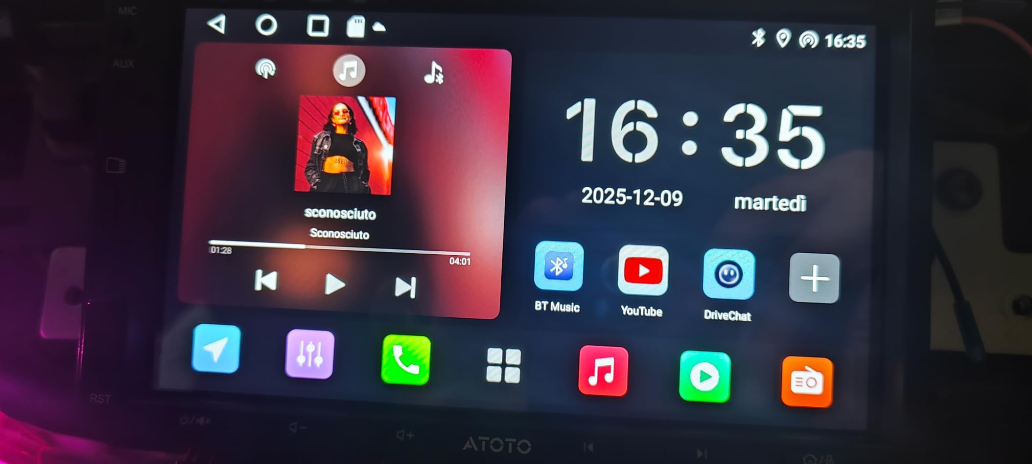 ATOTOZONE Car Stereo A5L autoradio 7" 2 DIN 2+32G CarPlay