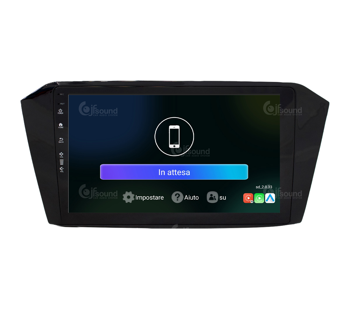 JFSound UP-PRO JF-031WP-UP-PRO autoradio Android Passat CarPlay
