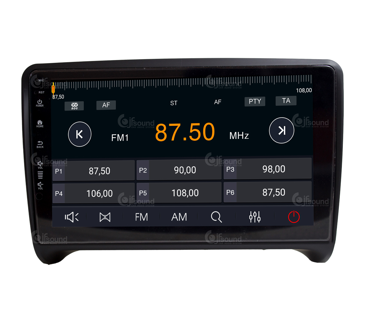 JFSound X9C-PRO JF-039AT-X9C-PRO autoradio Android Audi TT 4G