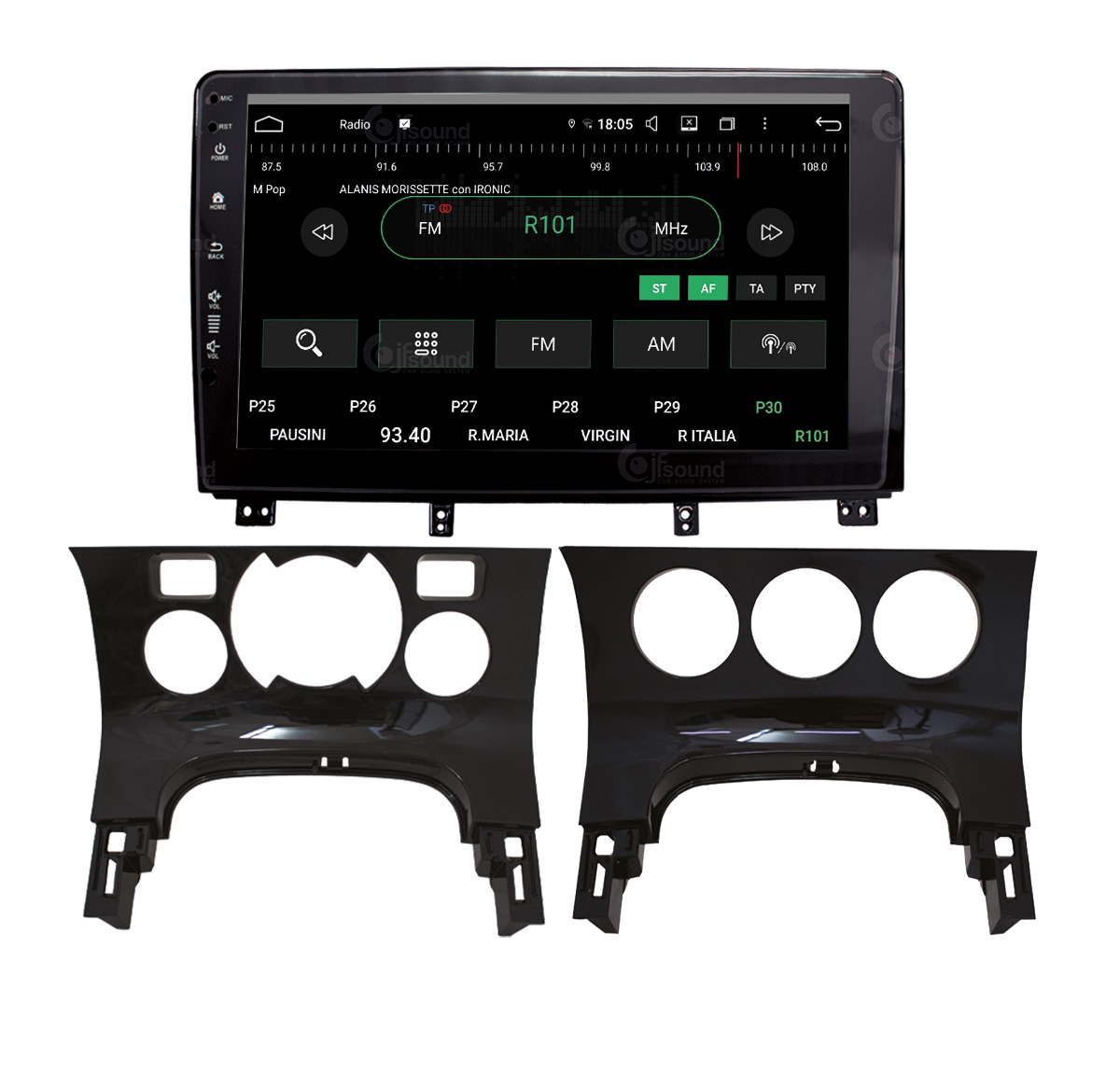 JFSound UP-PRO JF-039P8 autoradio Android per Peugeot 3008