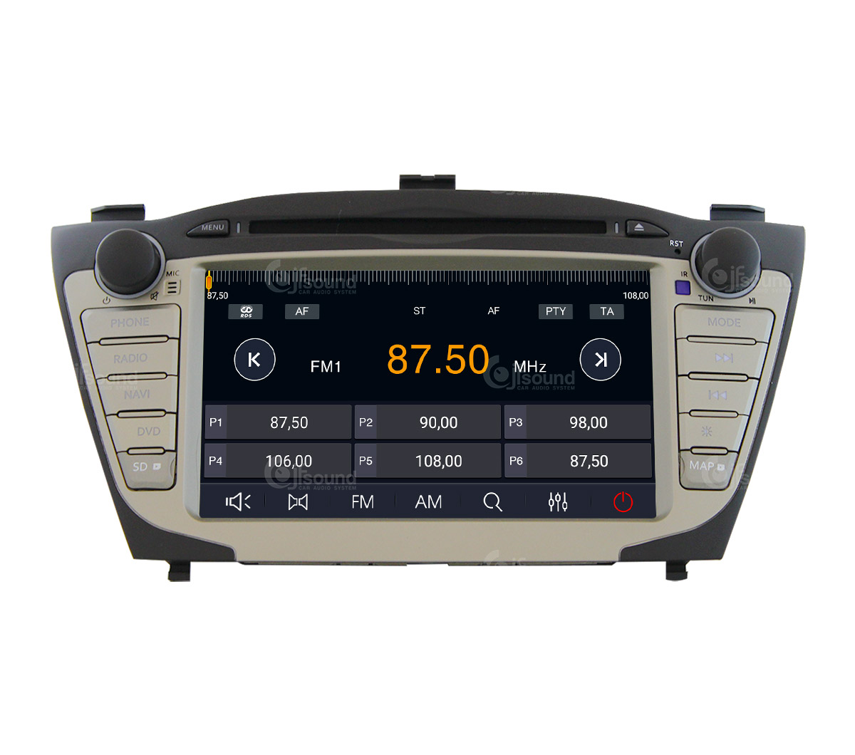 JFSound X9C-PRO JF-137H5-X9C-2-PRO autoradio Android Hyundai IX 4G