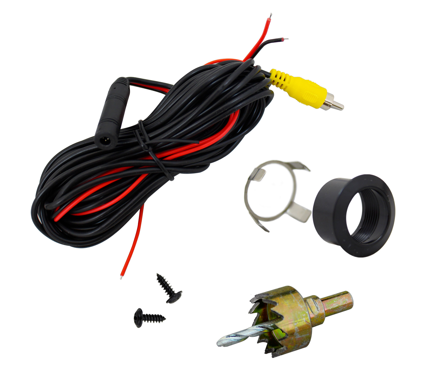 JFSound Retrocamera Universale Auto Incasso Tondo o Staffa