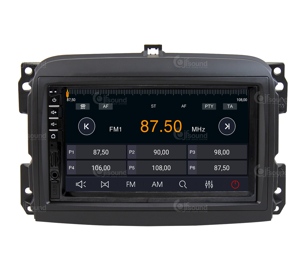 JFSound X9C-PRO JF-007-X9C-FLO-PRO autoradio Fiat 500L 4G DSP